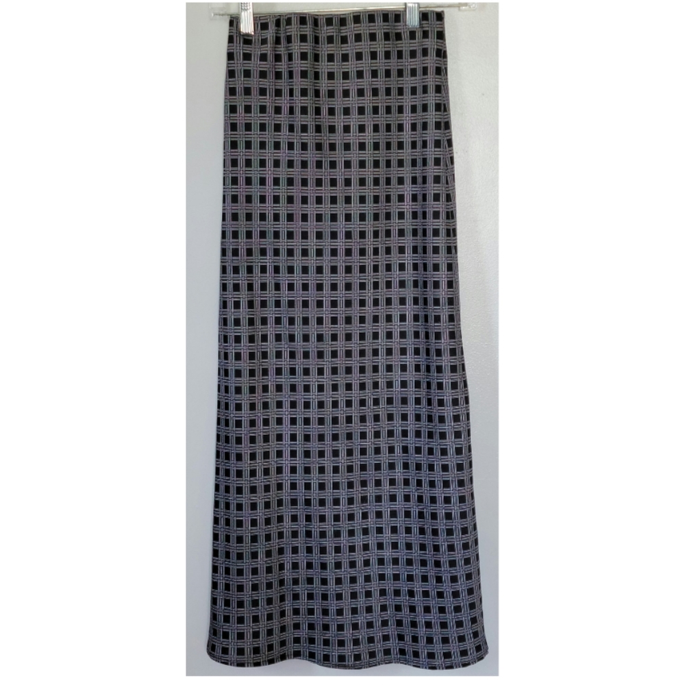 Long Maxi Skirt - Black & White